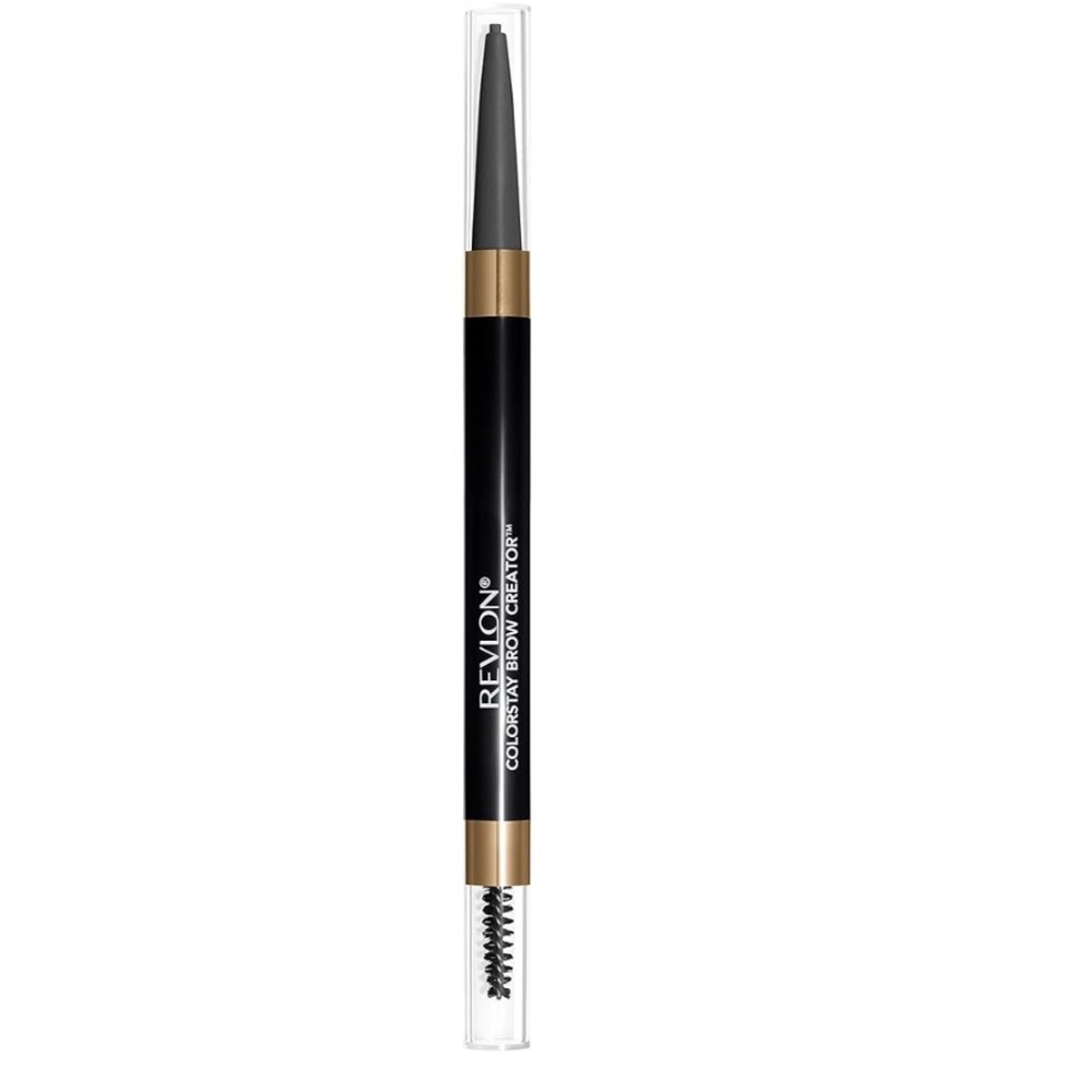 Revlon Eyebrow Pencil & Powder, #615ColorStay Brow Creator 2-in-1 Eye Soft Black